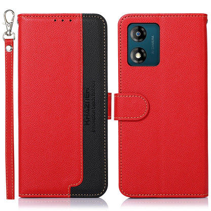 KHAZNEH Litchi Texture Leather RFID Phone Case, For OnePlus 11, For OnePlus Nord CE 3 Lite, For Motorola Moto E13, For Motorola Moto G53 5G