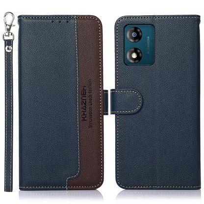 KHAZNEH Litchi Texture Leather RFID Phone Case, For OnePlus 11, For OnePlus Nord CE 3 Lite, For Motorola Moto E13, For Motorola Moto G53 5G