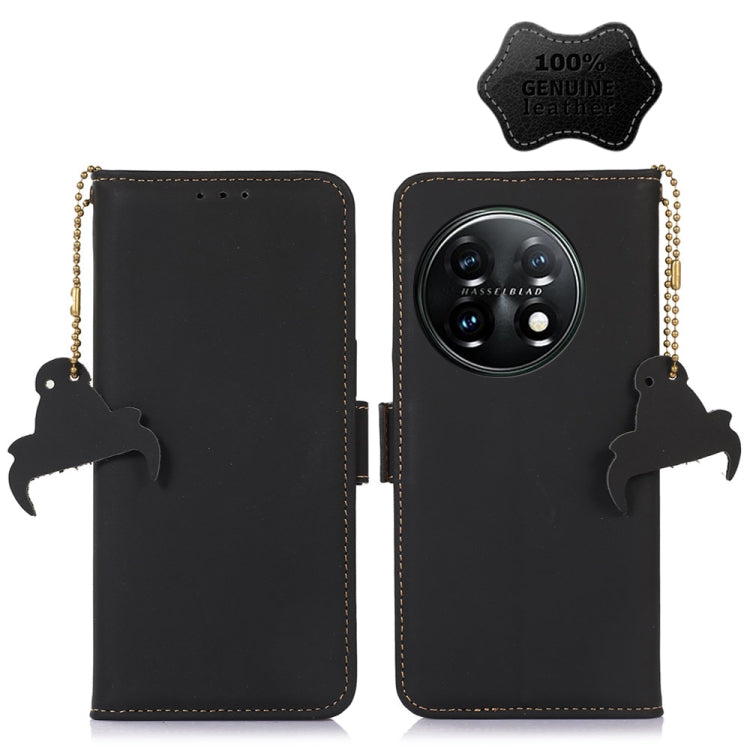 Genuine Leather Magnetic RFID Leather Phone Case, For OnePlus 11, For OnePlus Nord CE 3 Lite, For Motorola Moto E13, For Motorola Moto G53 5G