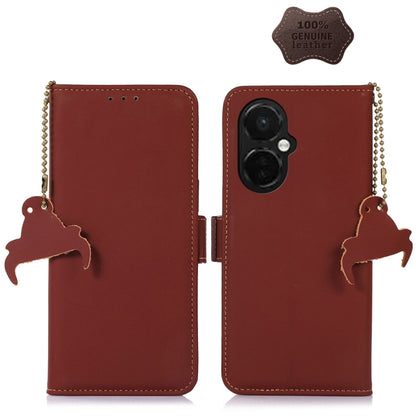 Genuine Leather Magnetic RFID Leather Phone Case, For OnePlus 11, For OnePlus Nord CE 3 Lite, For Motorola Moto E13, For Motorola Moto G53 5G