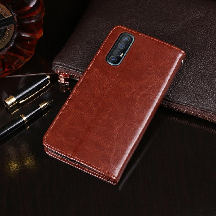 idewei Crazy Horse Texture Horizontal Flip Leather Case with Holder & Card Slots & Wallet, For OPPO Reno3 Pro, For OPPO Reno A, For OPPO Reno Ace