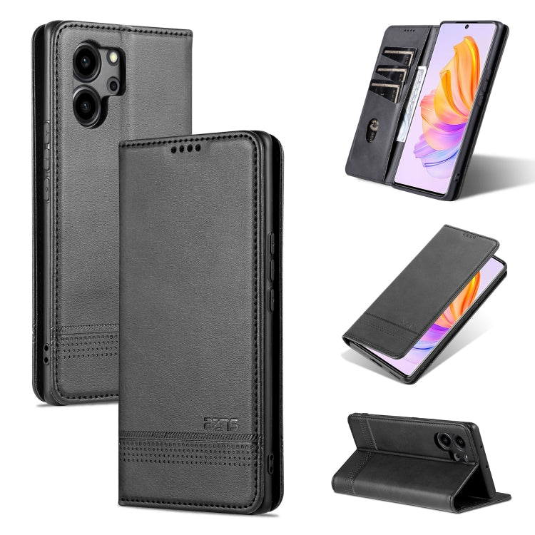 AZNS Magnetic Calf Texture Flip Leather Phone Case, For Honor 80 SE, For Samsung Galaxy A04e, For Xiaomi 13