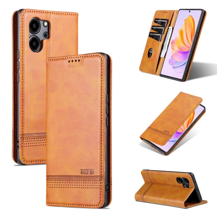 AZNS Magnetic Calf Texture Flip Leather Phone Case, For Honor 80 SE, For Samsung Galaxy A04e, For Xiaomi 13
