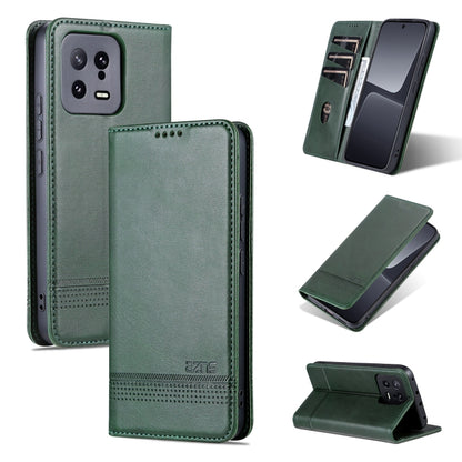 AZNS Magnetic Calf Texture Flip Leather Phone Case, For Honor 80 SE, For Samsung Galaxy A04e, For Xiaomi 13