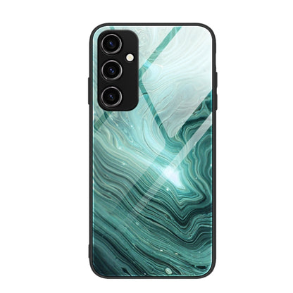 Marble Pattern Glass Phone Case, For Samsung Galaxy A54 5G