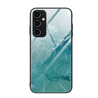 Marble Pattern Glass Phone Case, For Samsung Galaxy A54 5G
