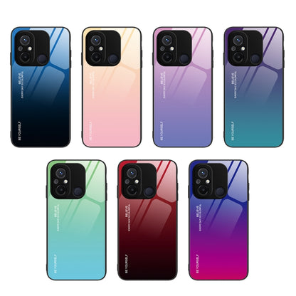 Gradient Color Glass Phone Case, For Xiaomi Redmi 12C, For Xiaomi Redmi K60/K60 Pro, For Xiaomi Redmi K60E
