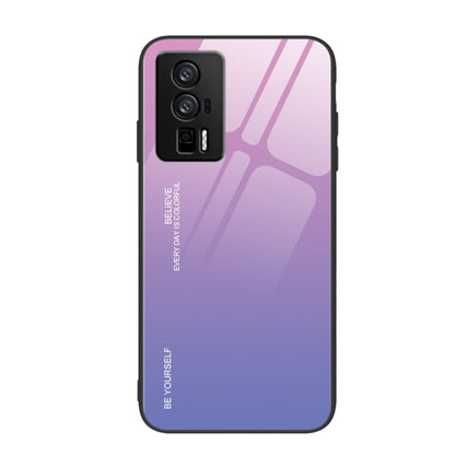 Gradient Color Glass Phone Case, For Xiaomi Redmi 12C, For Xiaomi Redmi K60/K60 Pro, For Xiaomi Redmi K60E