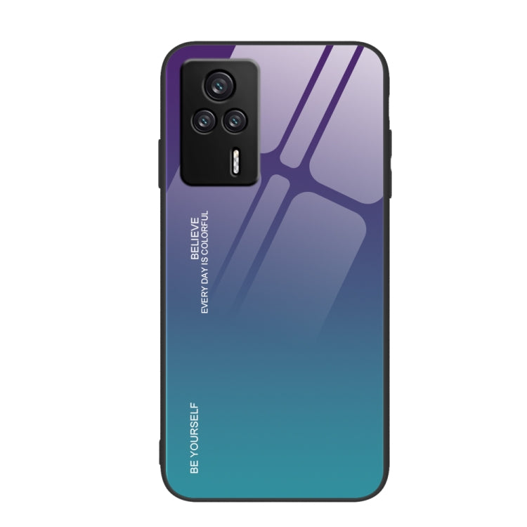Gradient Color Glass Phone Case, For Xiaomi Redmi 12C, For Xiaomi Redmi K60/K60 Pro, For Xiaomi Redmi K60E