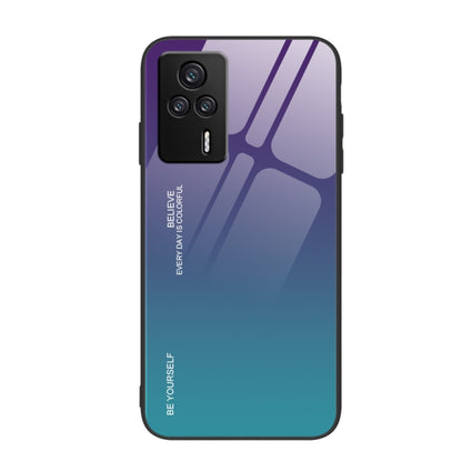Gradient Color Glass Phone Case, For Xiaomi Redmi 12C, For Xiaomi Redmi K60/K60 Pro, For Xiaomi Redmi K60E
