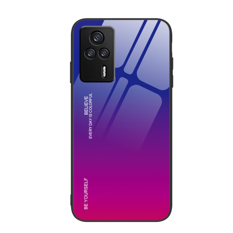 Gradient Color Glass Phone Case, For Xiaomi Redmi 12C, For Xiaomi Redmi K60/K60 Pro, For Xiaomi Redmi K60E