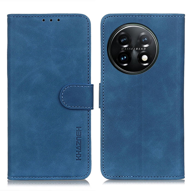 KHAZNEH Retro Texture Flip Leather Phone Case, For Motorola Moto E13 4G 2023, For Motorola Moto G53 5G, For OnePlus 11 5G, For OnePlus Nord CE 3 Lite