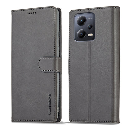LC.IMEEKE Calf Texture Horizontal Flip Leather Case, For Xiaomi Redmi 12C/11A Global, For Xiaomi Redmi Note 12 5G/Poco X5, For Xiaomi Redmi Note 12 Pro 5G/Poco X5 Pro, For Xiaomi Redmi Note 12 Pro+