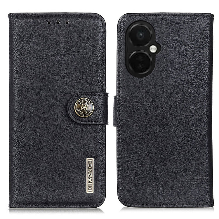 KHAZNEH Cowhide Texture Flip Leather Phone Case, For Motorola Moto E13 4G 2023, For Motorola Moto G53 5G, For OnePlus 11 5G, For OnePlus Nord CE 3 Lite