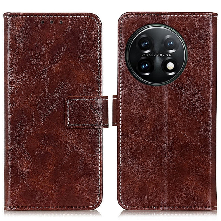 Retro Crazy Horse Texture Leather Phone Case, For Motorola Moto E13 4G 2023, For Motorola Moto G53 5G, For OnePlus 11 5G, For OnePlus Nord CE 3 Lite