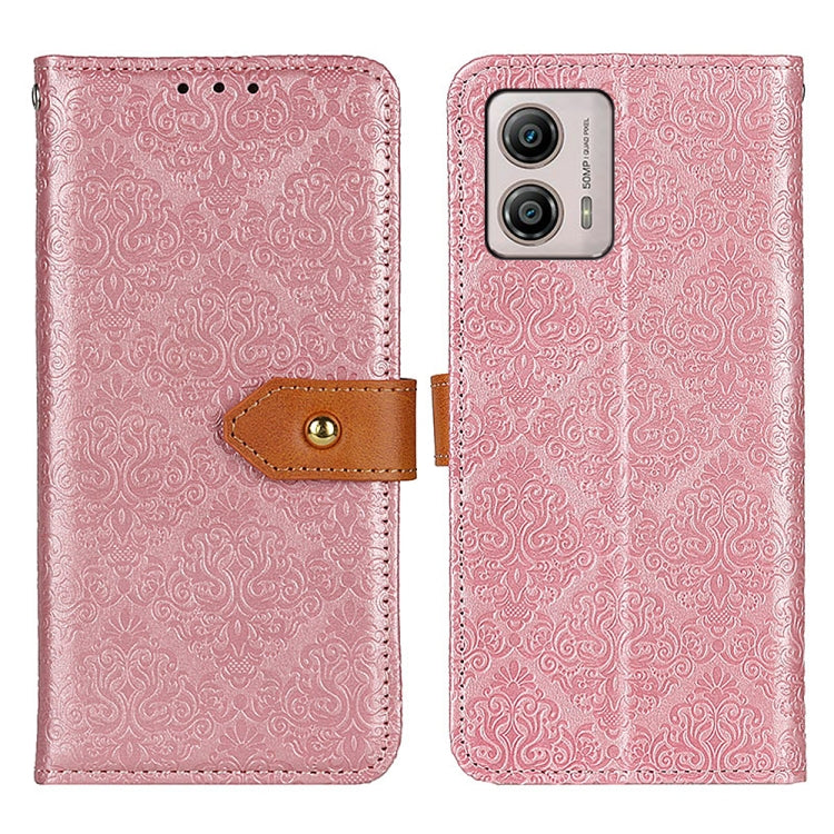 European Floral Embossed Flip Leather Phone Case, For Motorola Moto E13 4G 2023, For Motorola Moto G53 5G, For OnePlus 11 5G, For OnePlus Nord CE 3 Lite