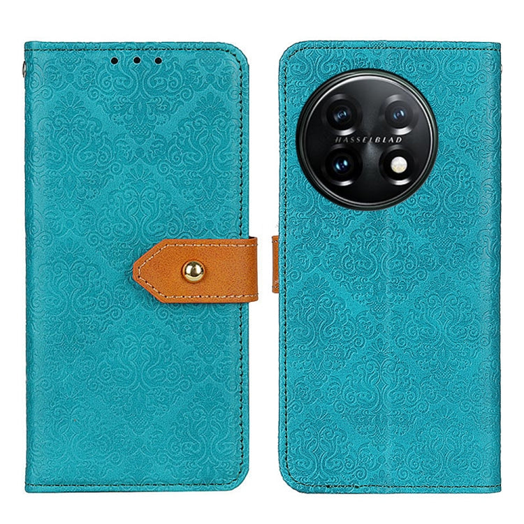 European Floral Embossed Flip Leather Phone Case, For Motorola Moto E13 4G 2023, For Motorola Moto G53 5G, For OnePlus 11 5G, For OnePlus Nord CE 3 Lite