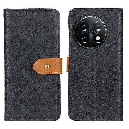 European Floral Embossed Flip Leather Phone Case, For Motorola Moto E13 4G 2023, For Motorola Moto G53 5G, For OnePlus 11 5G, For OnePlus Nord CE 3 Lite