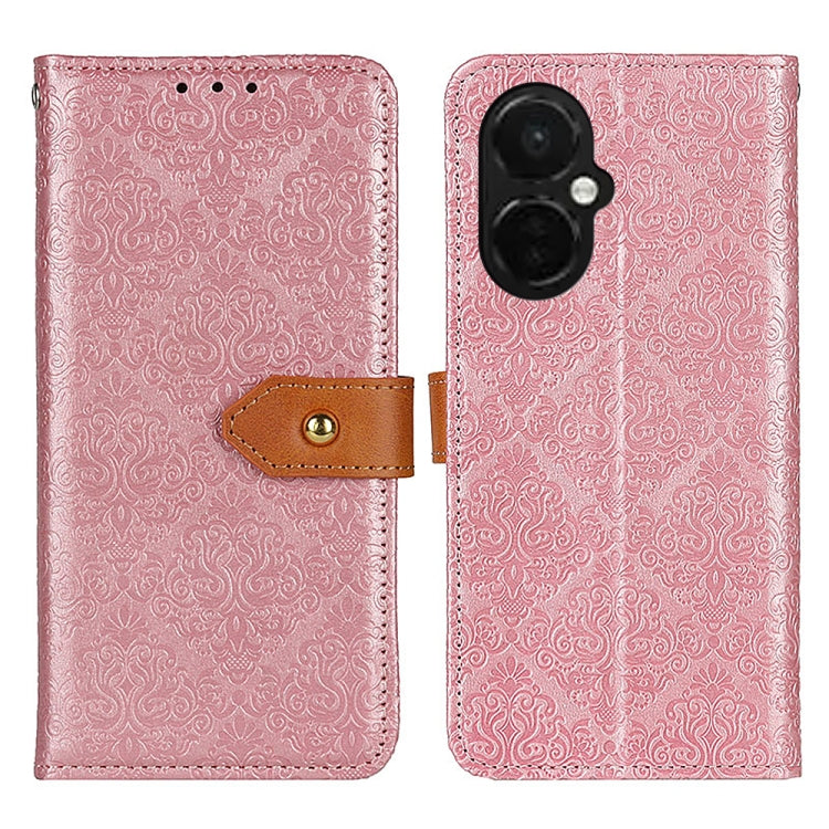 European Floral Embossed Flip Leather Phone Case, For Motorola Moto E13 4G 2023, For Motorola Moto G53 5G, For OnePlus 11 5G, For OnePlus Nord CE 3 Lite