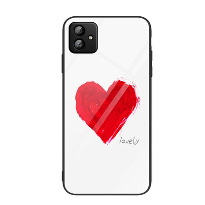 Colorful Painted Glass Phone Case, For Samsung Galaxy A04