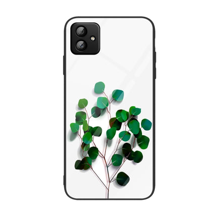 Colorful Painted Glass Phone Case, For Samsung Galaxy A04