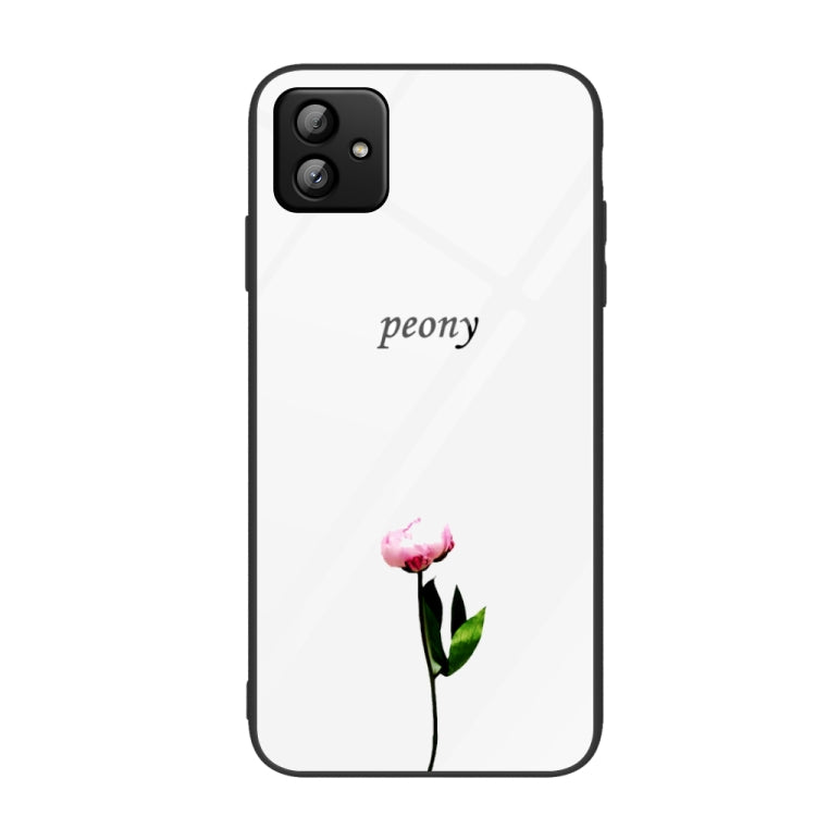 Colorful Painted Glass Phone Case, For Samsung Galaxy A04