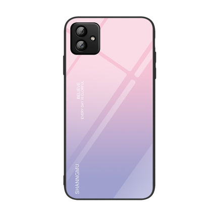 Colorful Painted Glass Phone Case, For Samsung Galaxy A04