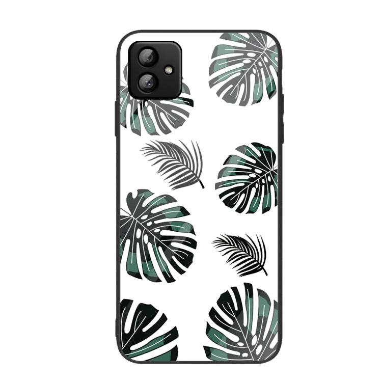 Colorful Painted Glass Phone Case, For Samsung Galaxy A04