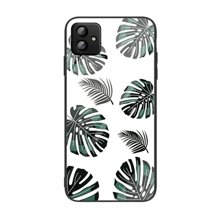 Colorful Painted Glass Phone Case, For Samsung Galaxy A04