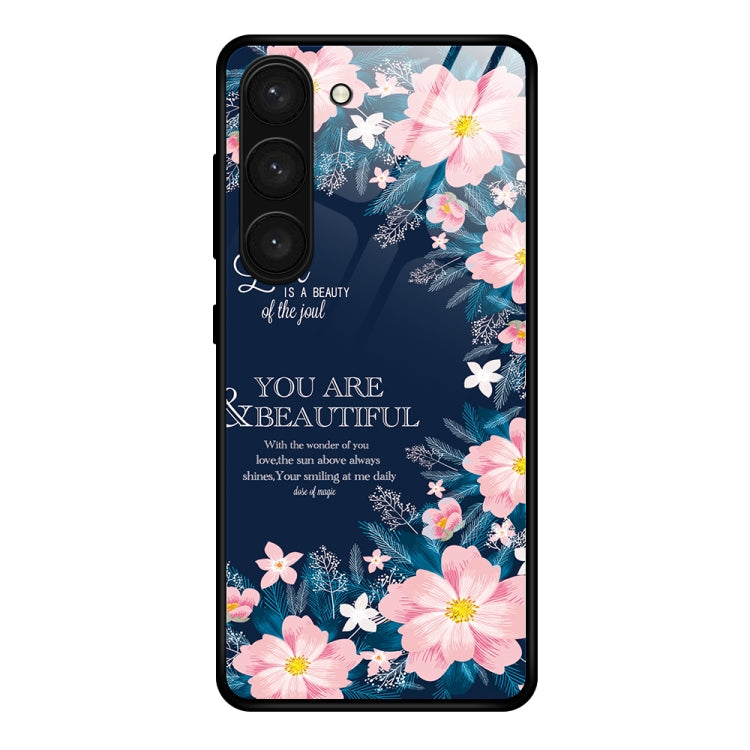 Colorful Painted Glass Phone Case, For Samsung Galaxy S23 5G