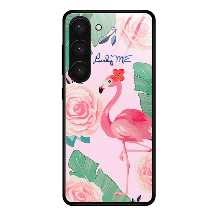 Colorful Painted Glass Phone Case, For Samsung Galaxy S23+ 5G