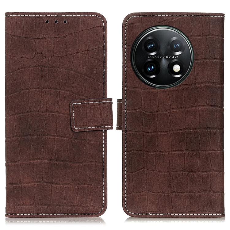 Magnetic Crocodile Texture Leather Phone Case, For Motorola Moto E13 4G 2023, For Motorola Moto G53 5G, For OnePlus 11 5G, For OnePlus Nord CE 3 Lite