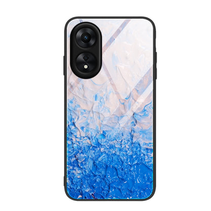 Marble Pattern Glass Phone Case, For OPPO A17, For Realme C33, For Honor Play6C
