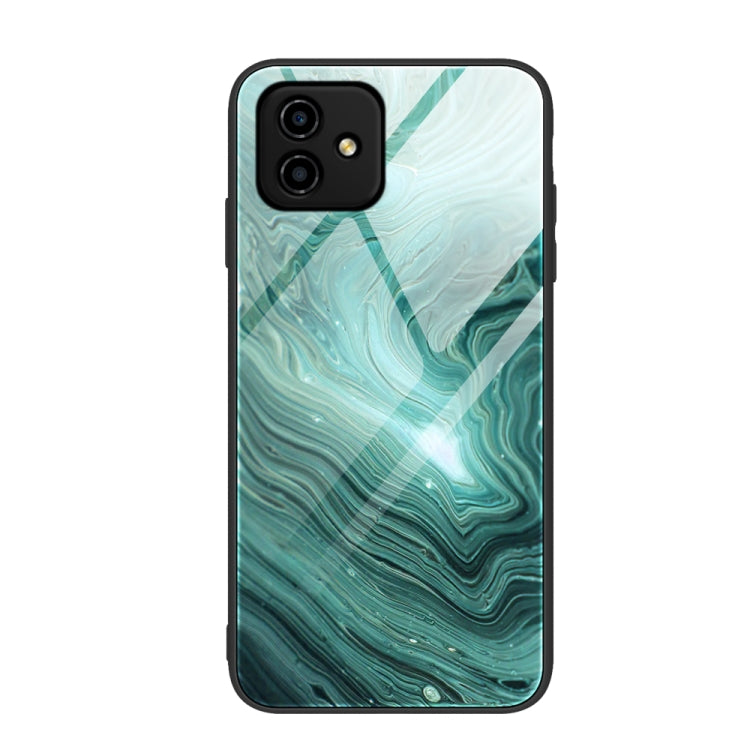 Marble Pattern Glass Phone Case, For OPPO A17, For Realme C33, For Honor Play6C