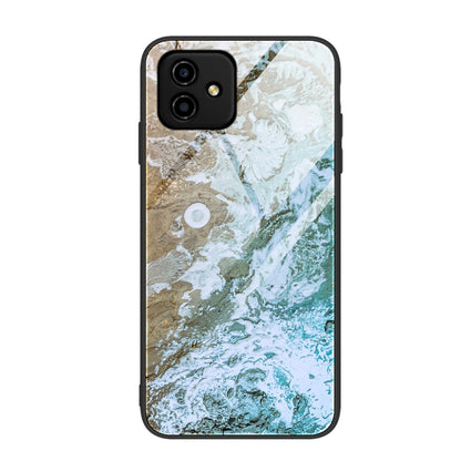 Marble Pattern Glass Phone Case, For OPPO A17, For Realme C33, For Honor Play6C