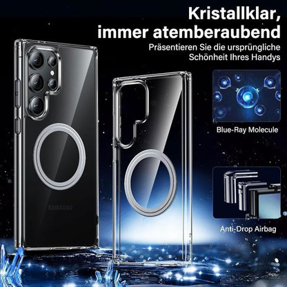 Transparent Frosted MagSafe Phone Case, For Samsung Galaxy S26 Ultra 5G, For Samsung Galaxy S25 5G, For Samsung Galaxy S25+ 5G, For Samsung Galaxy S25 Ultra 5G, For Samsung Galaxy S24 FE 5G, For Samsung Galaxy S24 Ultra 5G, For Samsung Galaxy S24+ 5G  ...