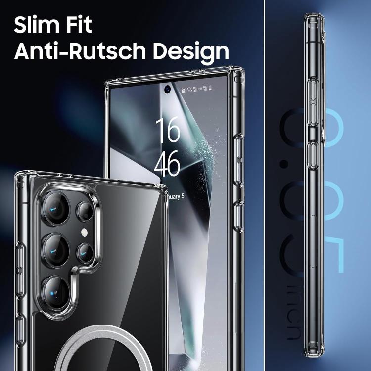 Transparent Frosted MagSafe Phone Case, For Samsung Galaxy S26 Ultra 5G, For Samsung Galaxy S25 5G, For Samsung Galaxy S25+ 5G, For Samsung Galaxy S25 Ultra 5G, For Samsung Galaxy S24 FE 5G, For Samsung Galaxy S24 Ultra 5G, For Samsung Galaxy S24+ 5G  ...