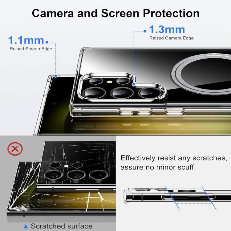 Transparent Frosted MagSafe Phone Case, For Samsung Galaxy S26 Ultra 5G, For Samsung Galaxy S25 5G, For Samsung Galaxy S25+ 5G, For Samsung Galaxy S25 Ultra 5G, For Samsung Galaxy S24 FE 5G, For Samsung Galaxy S24 Ultra 5G, For Samsung Galaxy S24+ 5G  ...