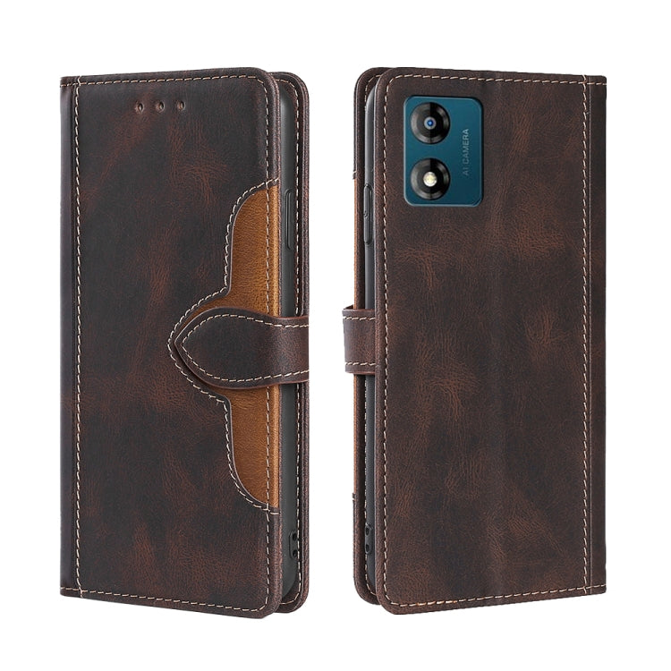 Skin Feel Magnetic Buckle Leather Phone Case, For Motorola Moto E13 4G, For OPPO A17k, For OPPO Reno8 T 4G, For Xiaomi Poco X5 Pro / Redmi Note 12 Pro Speed, For Honor X9a 5G