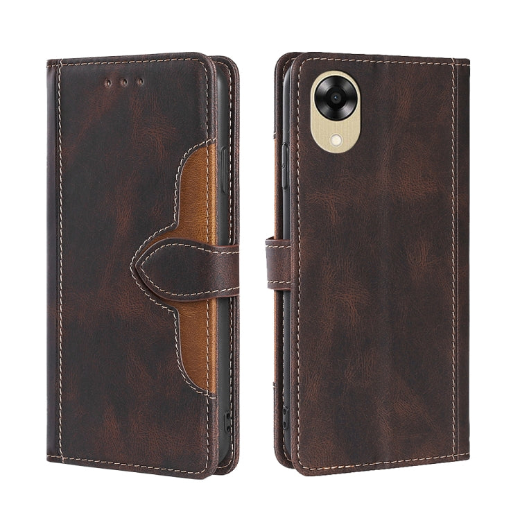 Skin Feel Magnetic Buckle Leather Phone Case, For Motorola Moto E13 4G, For OPPO A17k, For OPPO Reno8 T 4G, For Xiaomi Poco X5 Pro / Redmi Note 12 Pro Speed, For Honor X9a 5G
