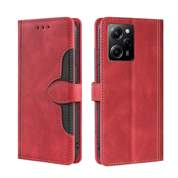 Skin Feel Magnetic Buckle Leather Phone Case, For Motorola Moto E13 4G, For OPPO A17k, For OPPO Reno8 T 4G, For Xiaomi Poco X5 Pro / Redmi Note 12 Pro Speed, For Honor X9a 5G