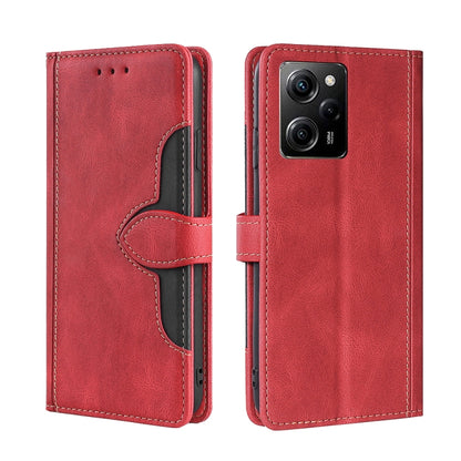 Skin Feel Magnetic Buckle Leather Phone Case, For Motorola Moto E13 4G, For OPPO A17k, For OPPO Reno8 T 4G, For Xiaomi Poco X5 Pro / Redmi Note 12 Pro Speed, For Honor X9a 5G