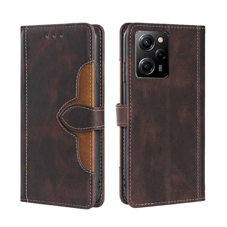 Skin Feel Magnetic Buckle Leather Phone Case, For Motorola Moto E13 4G, For OPPO A17k, For OPPO Reno8 T 4G, For Xiaomi Poco X5 Pro / Redmi Note 12 Pro Speed, For Honor X9a 5G