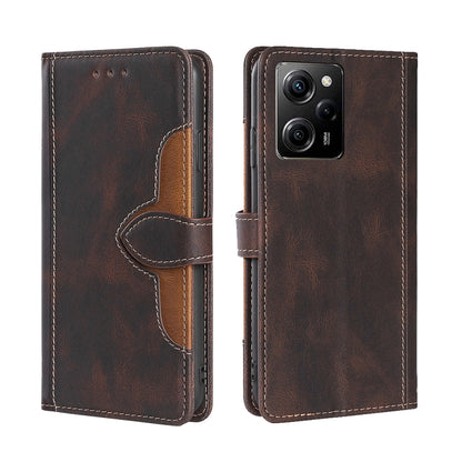 Skin Feel Magnetic Buckle Leather Phone Case, For Motorola Moto E13 4G, For OPPO A17k, For OPPO Reno8 T 4G, For Xiaomi Poco X5 Pro / Redmi Note 12 Pro Speed, For Honor X9a 5G
