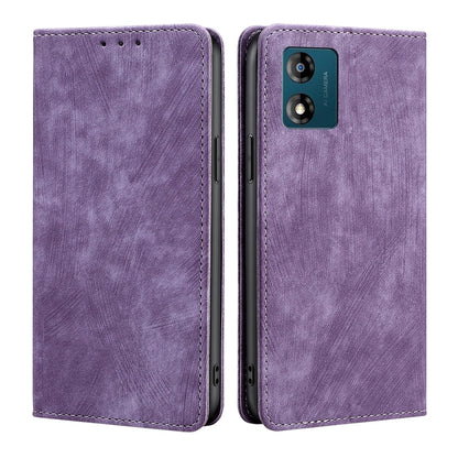 RFID Anti-theft Brush Magnetic Leather Phone Case, For Motorola Moto E13 4G, For OPPO A17k, For OPPO Reno8 T 4G, For Xiaomi Poco X5 Pro / Redmi Note 12 Pro Speed