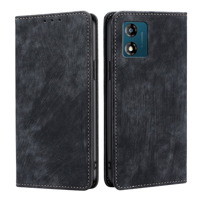 RFID Anti-theft Brush Magnetic Leather Phone Case, For Motorola Moto E13 4G, For OPPO A17k, For OPPO Reno8 T 4G, For Xiaomi Poco X5 Pro / Redmi Note 12 Pro Speed