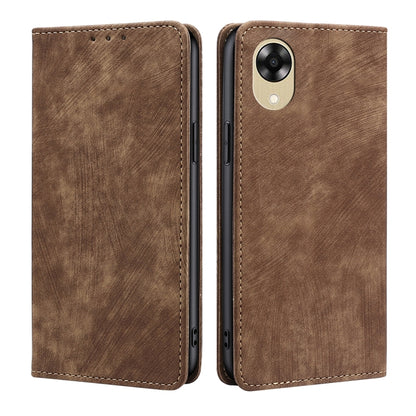 RFID Anti-theft Brush Magnetic Leather Phone Case, For Motorola Moto E13 4G, For OPPO A17k, For OPPO Reno8 T 4G, For Xiaomi Poco X5 Pro / Redmi Note 12 Pro Speed