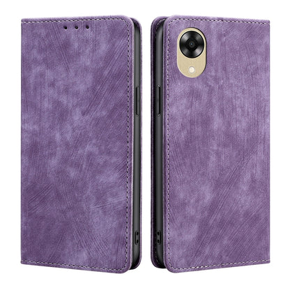 RFID Anti-theft Brush Magnetic Leather Phone Case, For Motorola Moto E13 4G, For OPPO A17k, For OPPO Reno8 T 4G, For Xiaomi Poco X5 Pro / Redmi Note 12 Pro Speed