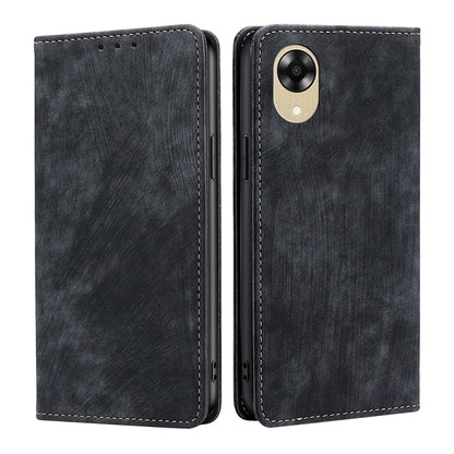 RFID Anti-theft Brush Magnetic Leather Phone Case, For Motorola Moto E13 4G, For OPPO A17k, For OPPO Reno8 T 4G, For Xiaomi Poco X5 Pro / Redmi Note 12 Pro Speed