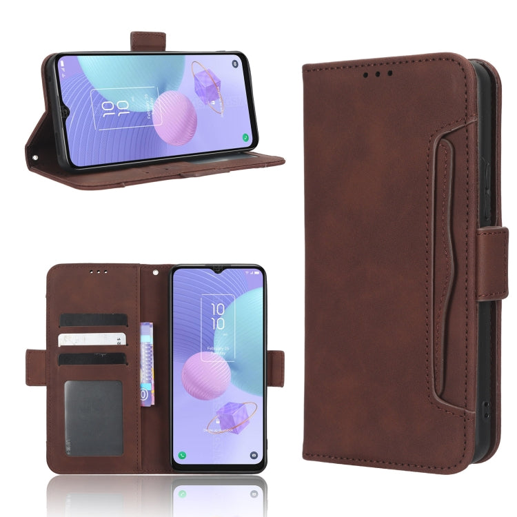 Skin Feel Calf Texture Card Slots Leather Phone Case, For TCL 305i, For TCL 405 / 406 T506D, For Unimax UMX U696CL, For vivo S16 Pro / S16